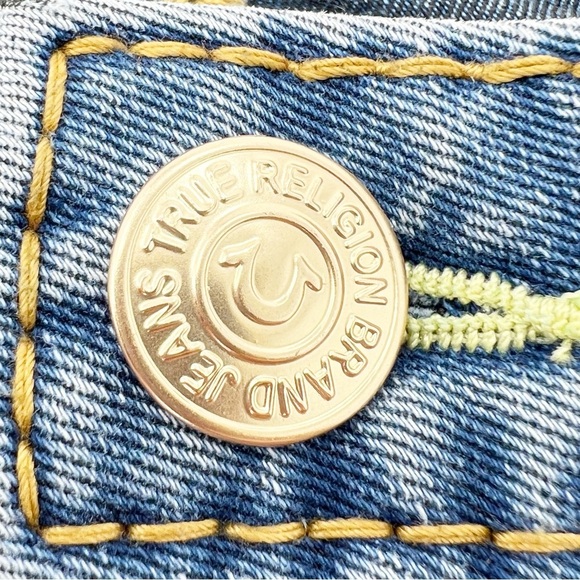 True Religion Jeans Size 29/8 Jennie Curvy Big T Mid Rise Skinny Light Wash NWT - Picture 7 of 10